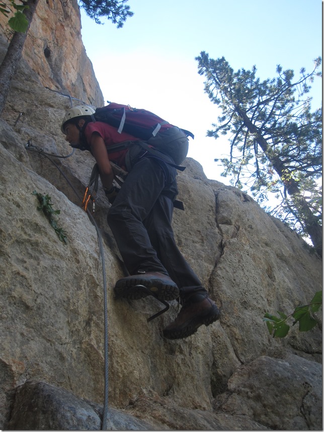 150905 France- Via Ferrata de la Falaise (25)