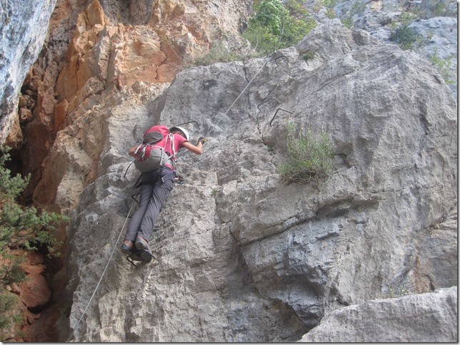 150905 France- Via Ferrata de la Falaise (44)