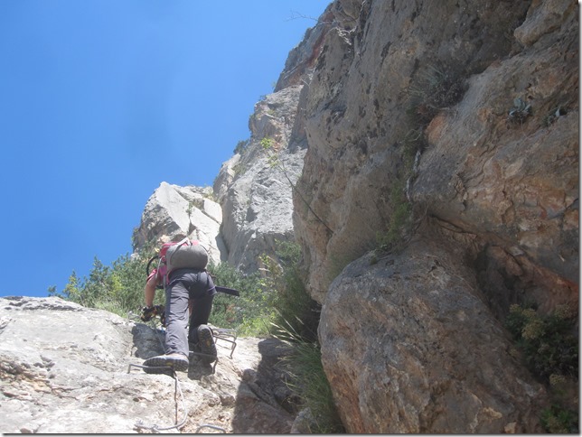 150905 France- Via Ferrata de la Falaise (9)